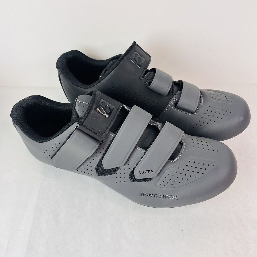 Bontrager Vostra Road Cycling Shoes Gray 3 Strap SPD Women US 9.5 EU 41 - Picture 2 of 16
